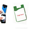 Silicone Phone Wallet With Screen Cleaner